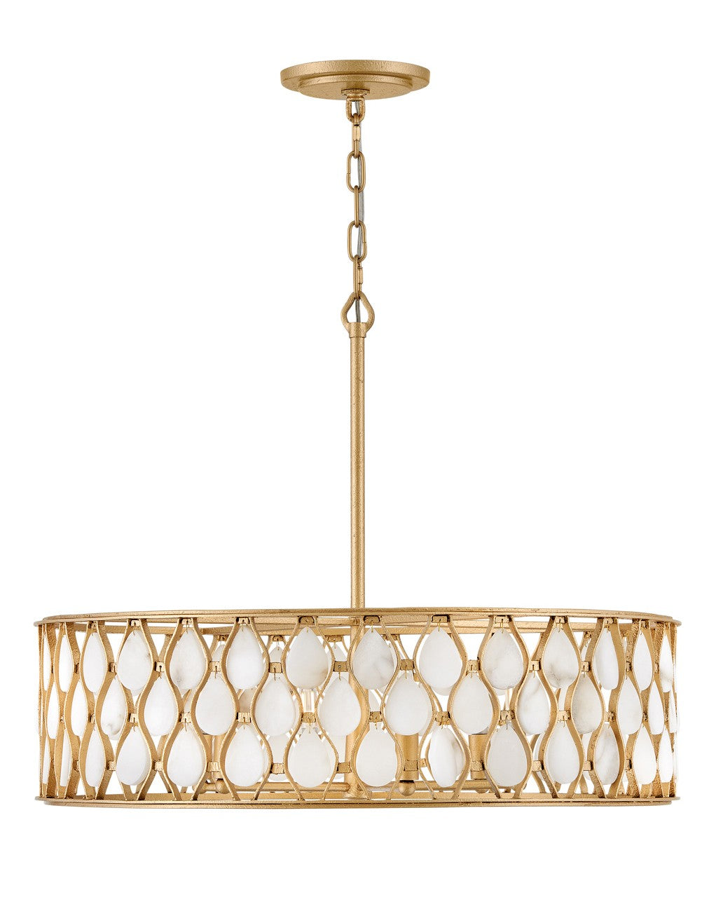 Estie LED Chandelier in Piastra Gold - available from The Lighting Shoppe, trusted by Canadian homeowners