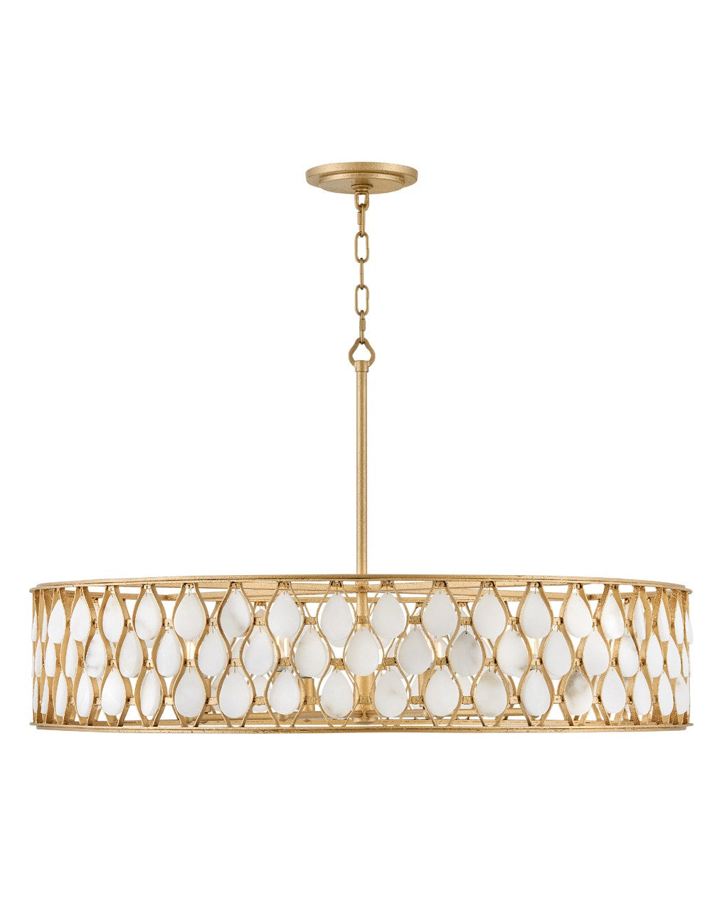 Estie LED Chandelier in Piastra Gold - available from The Lighting Shoppe, trusted by Canadian homeowners
