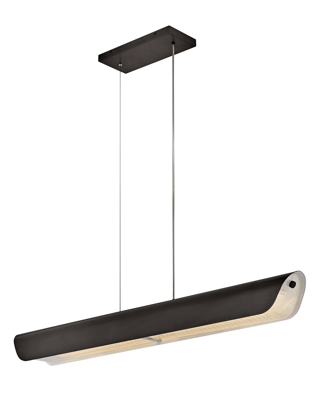 Arco LED Linear Pendant in Black Oxide - available from The Lighting Shoppe, trusted by Canadian homeowners