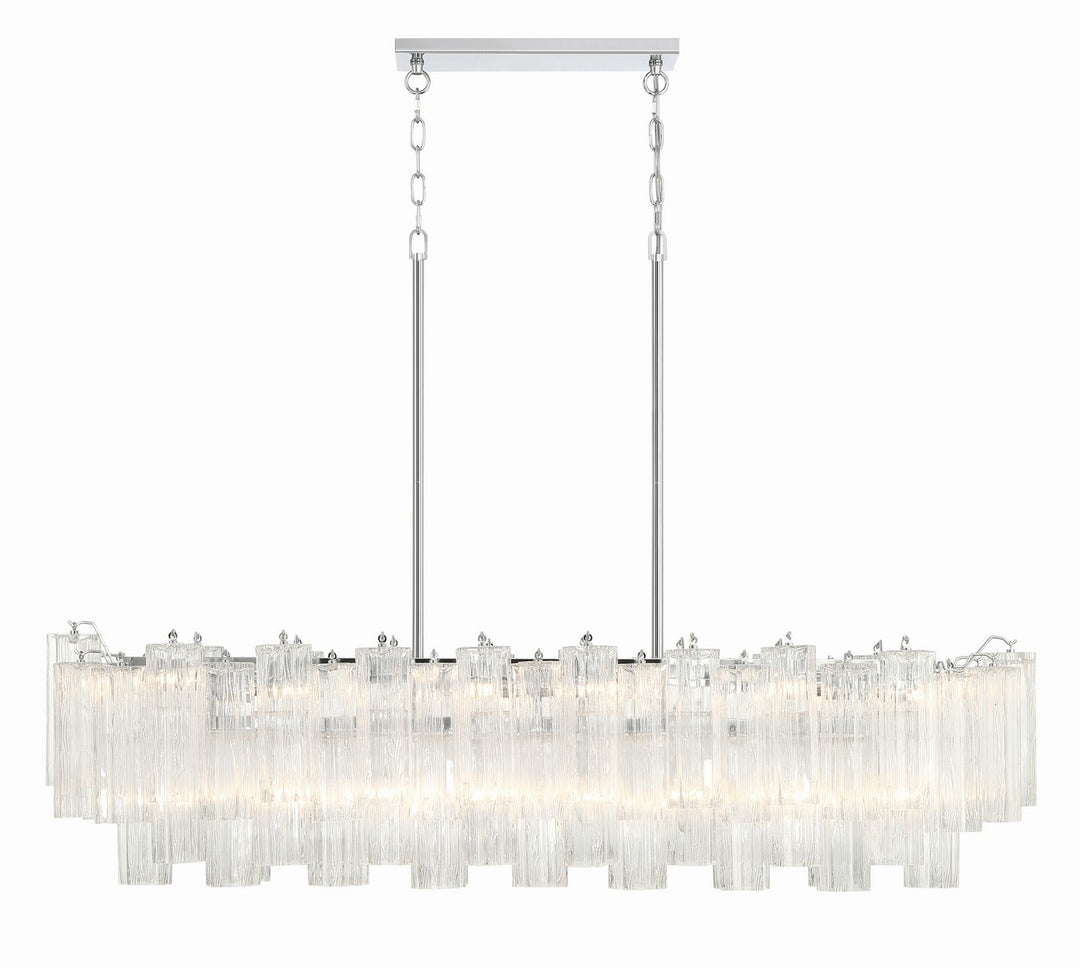 Addis 14 Light Chandelier in Polished Chrome - available from The Lighting Shoppe, trusted by Canadian homeowners