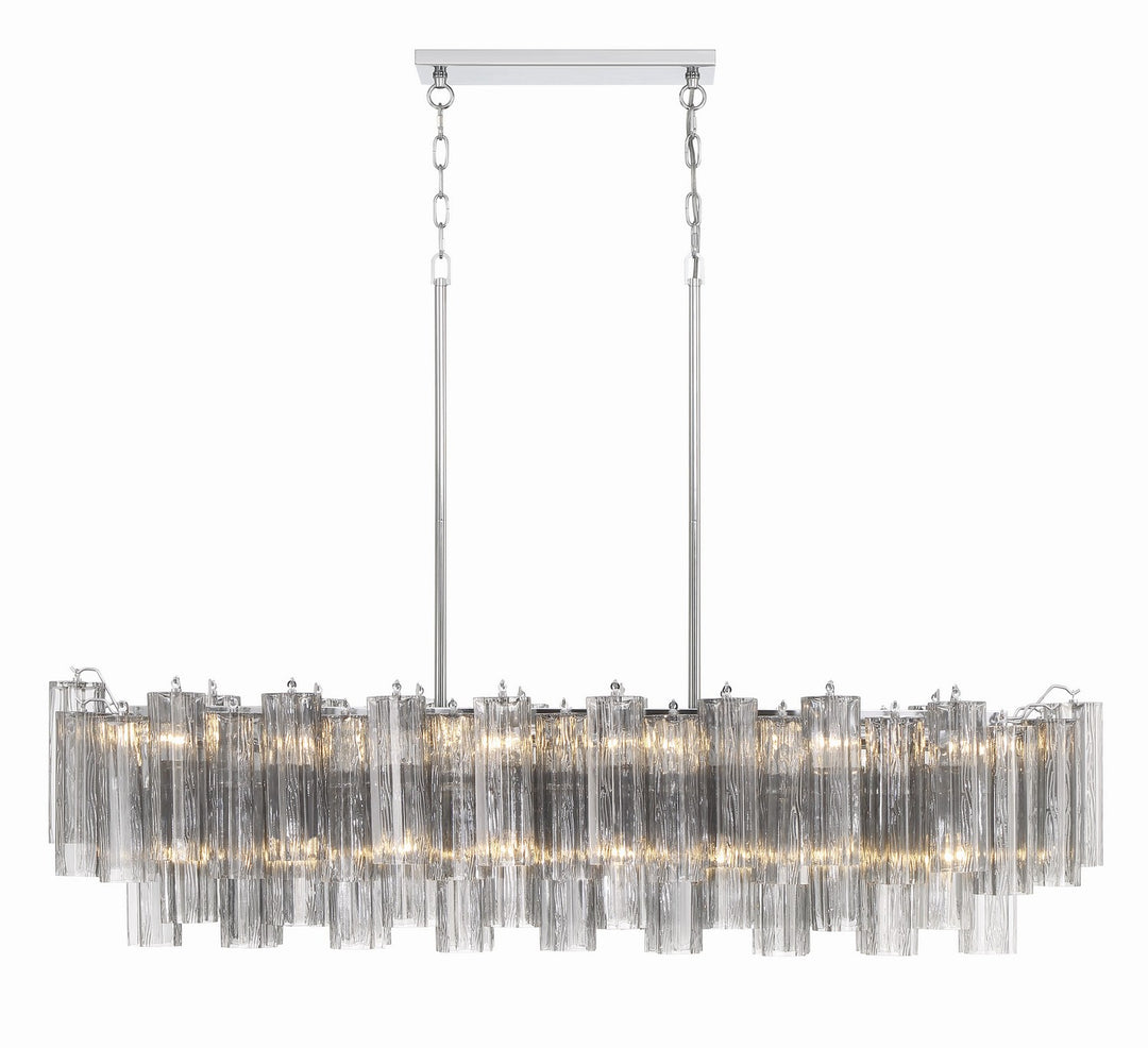 Addis 14 Light Chandelier in Polished Chrome - available from The Lighting Shoppe, trusted by Canadian homeowners