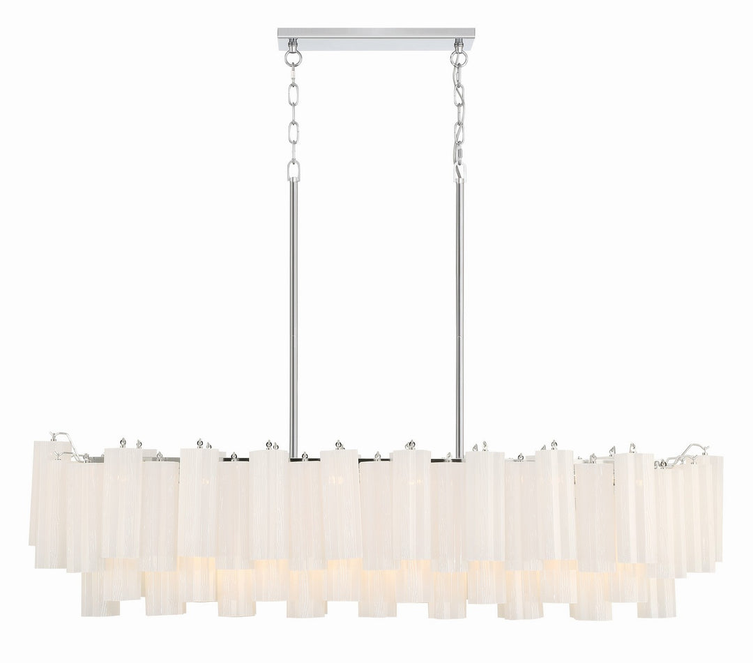 Addis 14 Light Chandelier in Polished Chrome - available from The Lighting Shoppe, trusted by Canadian homeowners