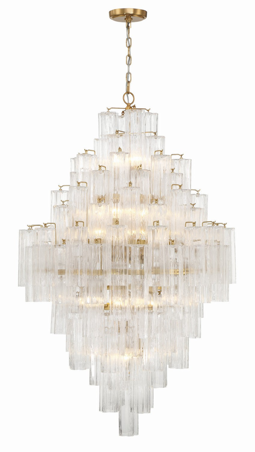 Addis 20 Light Chandelier in Aged Brass - available from The Lighting Shoppe, trusted by Canadian homeowners