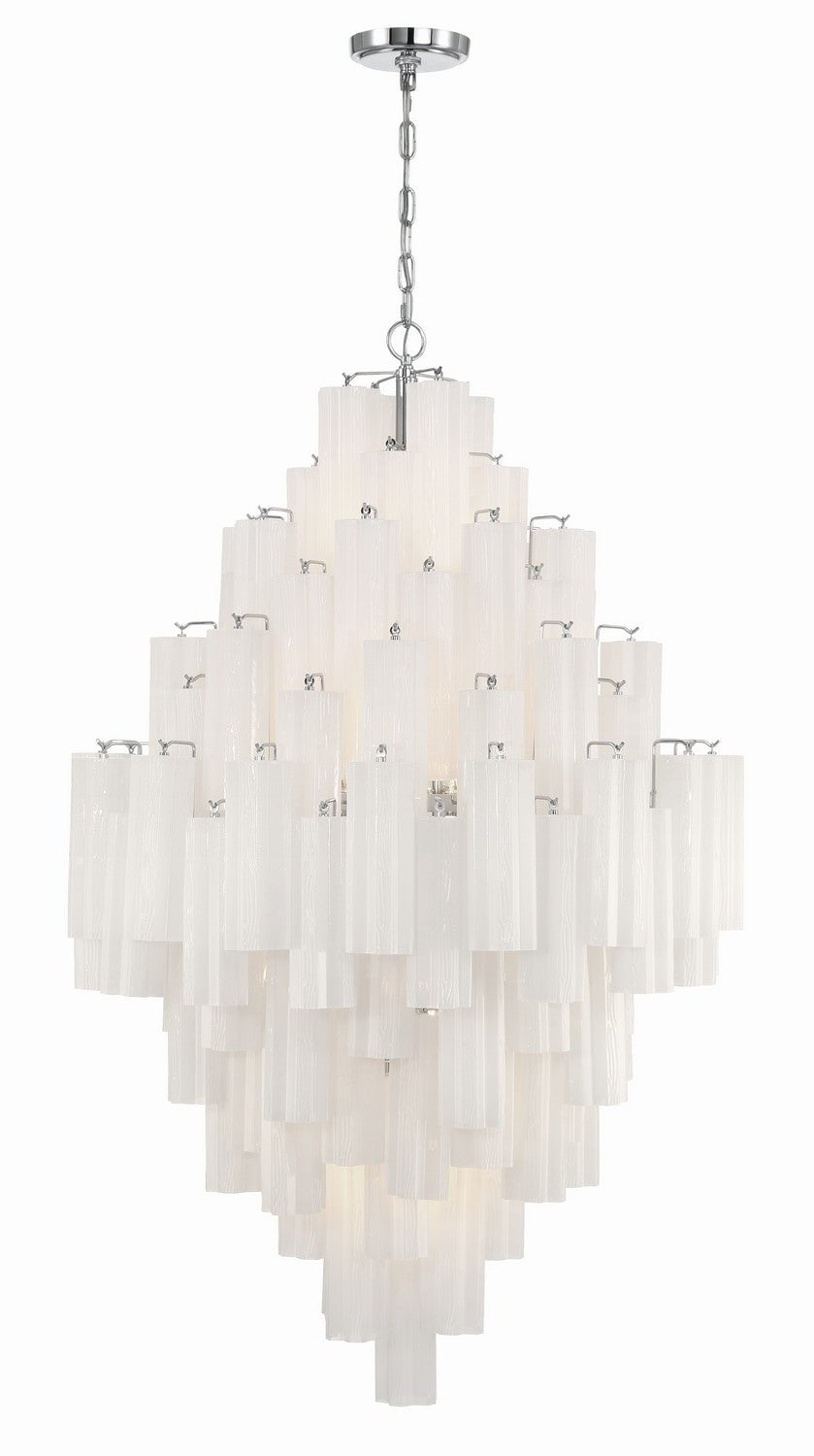 Addis 20 Light Chandelier in Polished Chrome - available from The Lighting Shoppe, trusted by Canadian homeowners