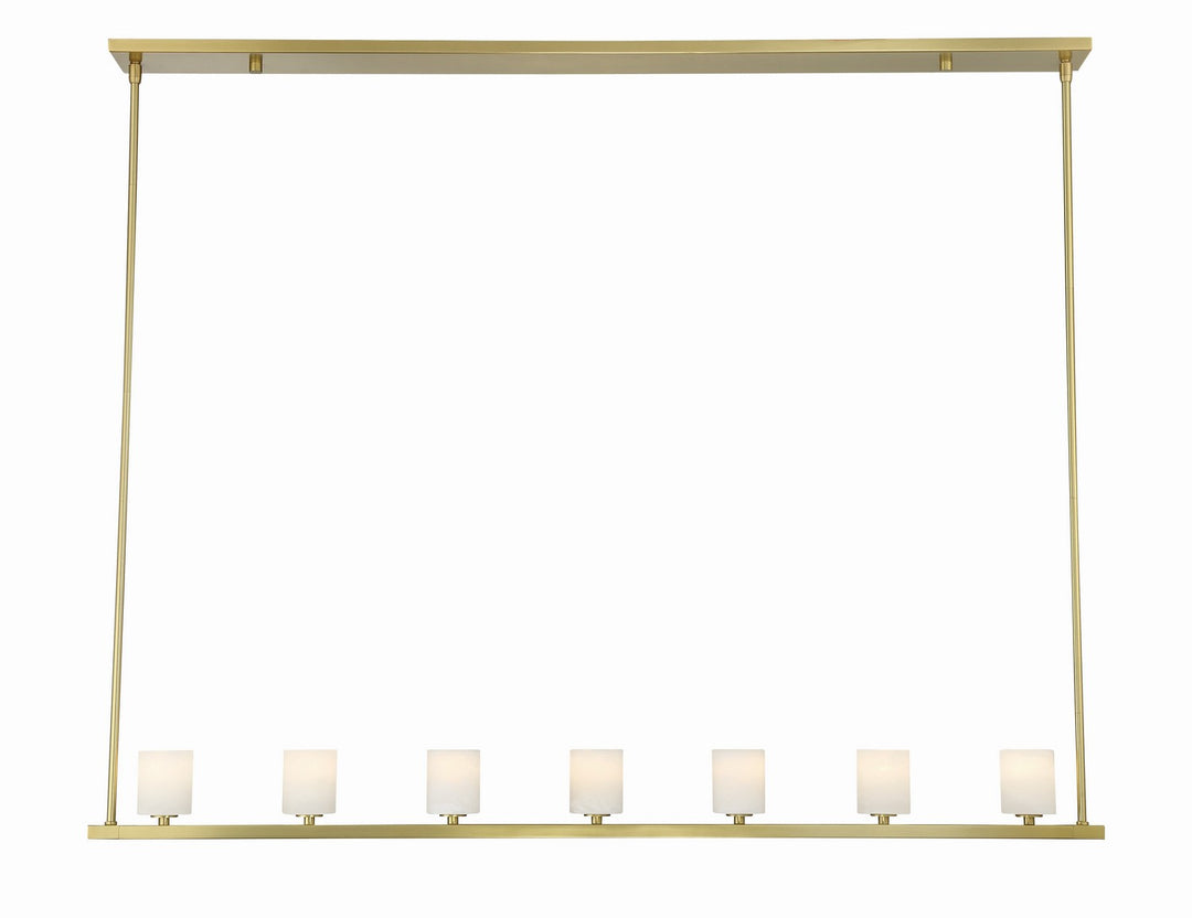 Aragon LED Chandelier in Soft Brass - available from The Lighting Shoppe, trusted by Canadian homeowners