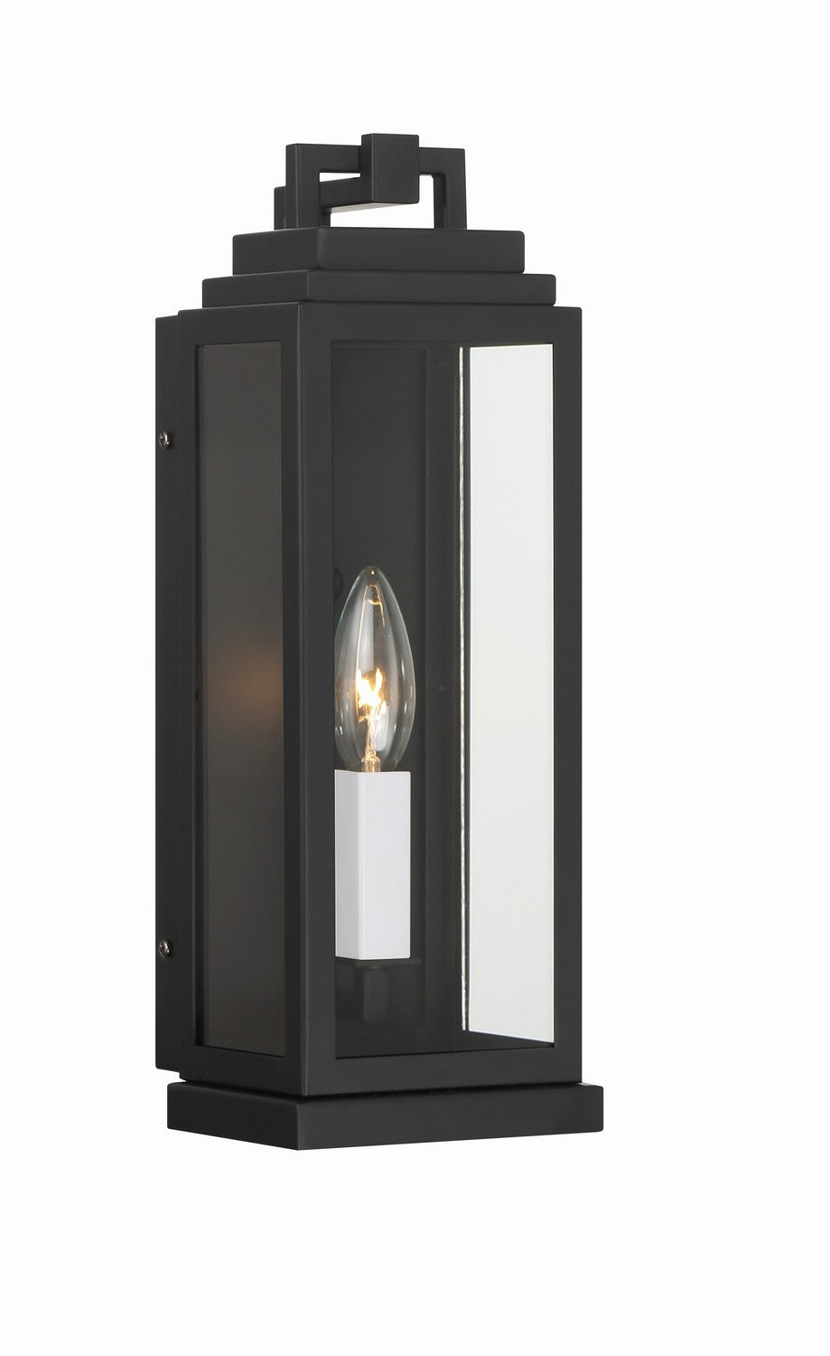 Aspen One Light Outdoor Wall Sconce in Matte Black - available from The Lighting Shoppe, trusted by Canadian homeowners