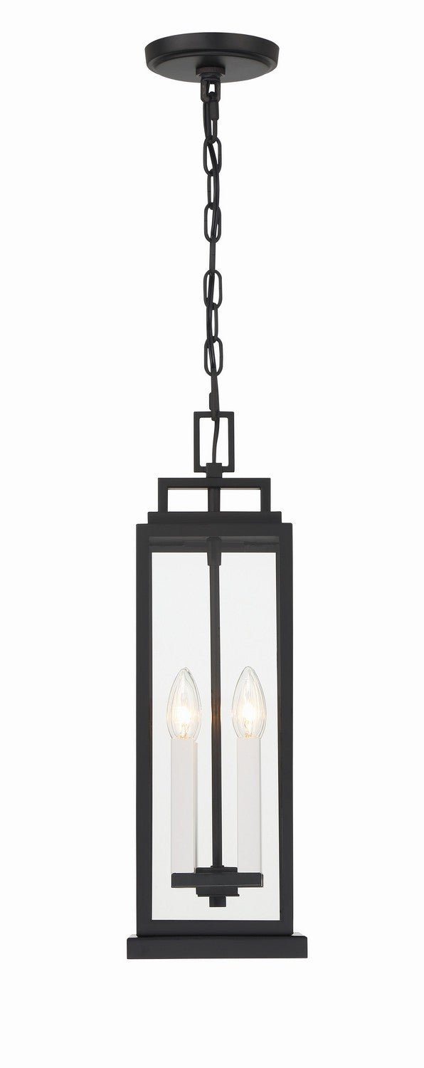 Aspen Four Light Outdoor Pendant in Matte Black - available from The Lighting Shoppe, trusted by Canadian homeowners