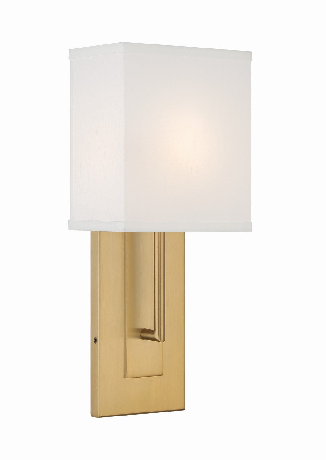 Brent One Light Wall Sconce in Vibrant Gold - available from The Lighting Shoppe, trusted by Canadian homeowners