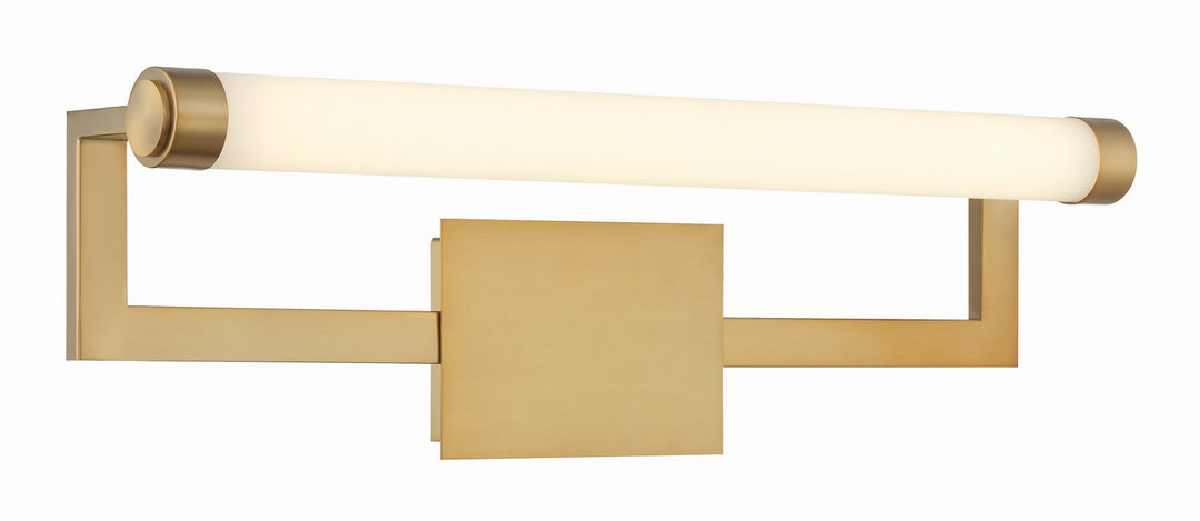Clinton LED Bathroom Vanity in Vibrant Gold - available from The Lighting Shoppe, trusted by Canadian homeowners