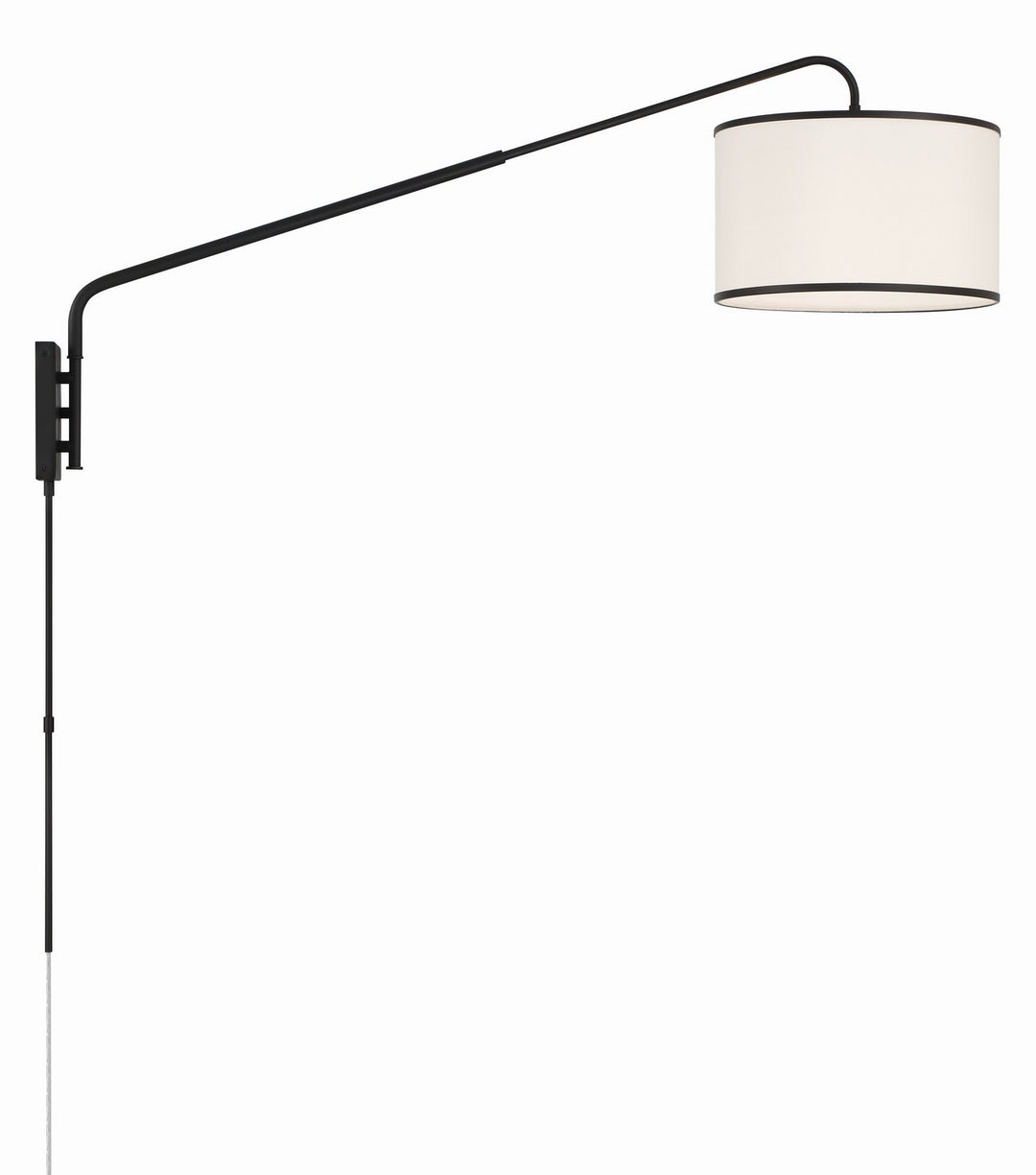 Mallory One Light Task Sconce in Matte Black - available from The Lighting Shoppe, trusted by Canadian homeowners