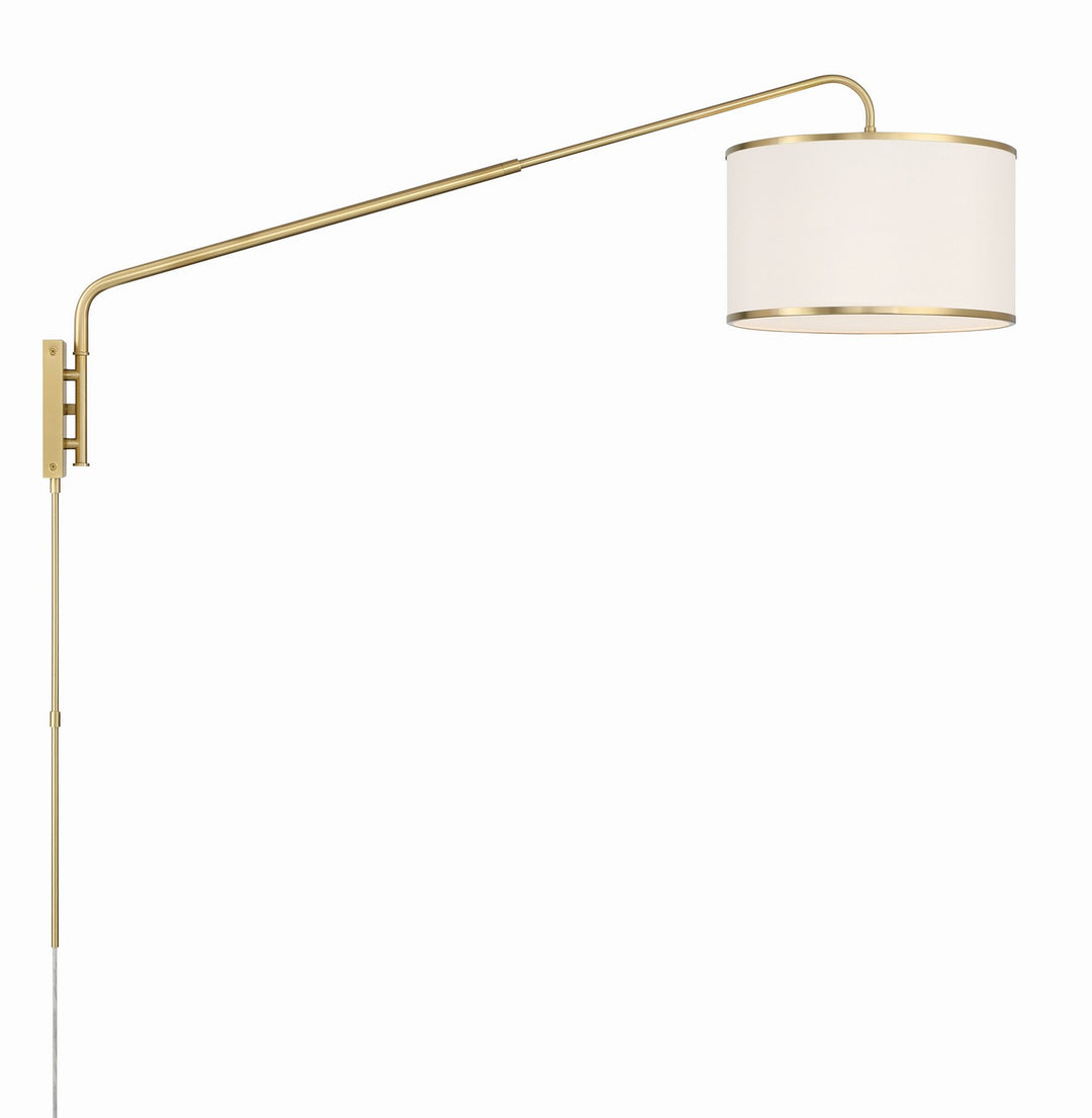 Mallory One Light Task Sconce in Soft Brass - available from The Lighting Shoppe, trusted by Canadian homeowners