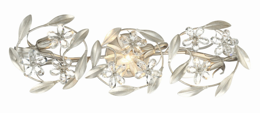 Marselle Three Light Wall Sconce in Antique Silver - available from The Lighting Shoppe, trusted by Canadian homeowners