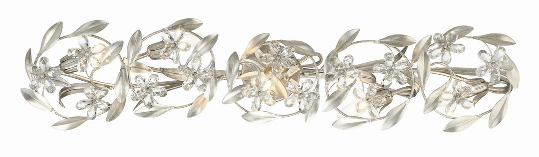 Marselle Five Light Wall Sconce in Antique Silver - available from The Lighting Shoppe, trusted by Canadian homeowners
