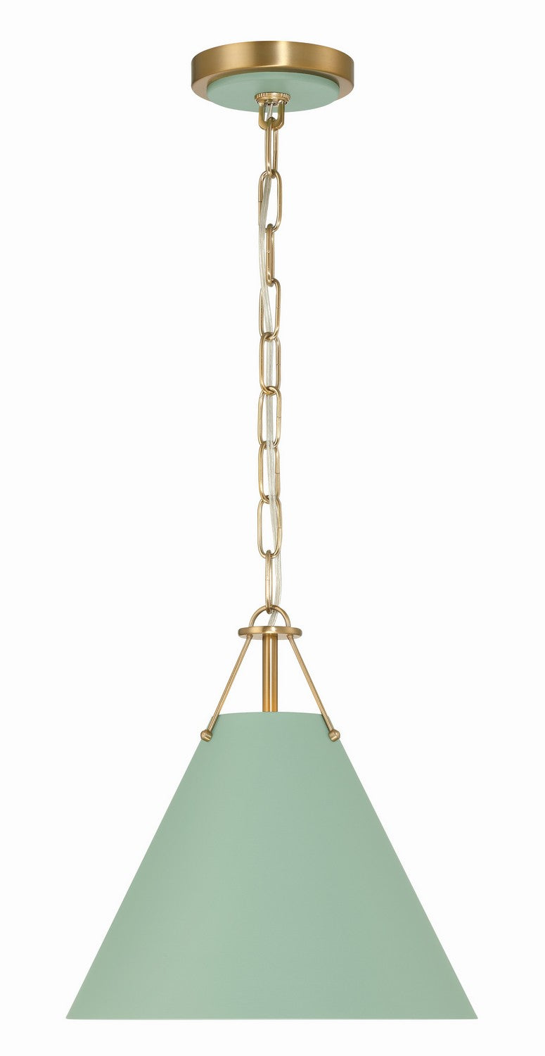 Xavier One Light Mini Pendant in Vibrant Gold - available from The Lighting Shoppe, trusted by Canadian homeowners