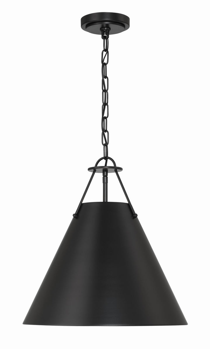 Xavier Three Light Pendant in Matte Black - available from The Lighting Shoppe, trusted by Canadian homeowners
