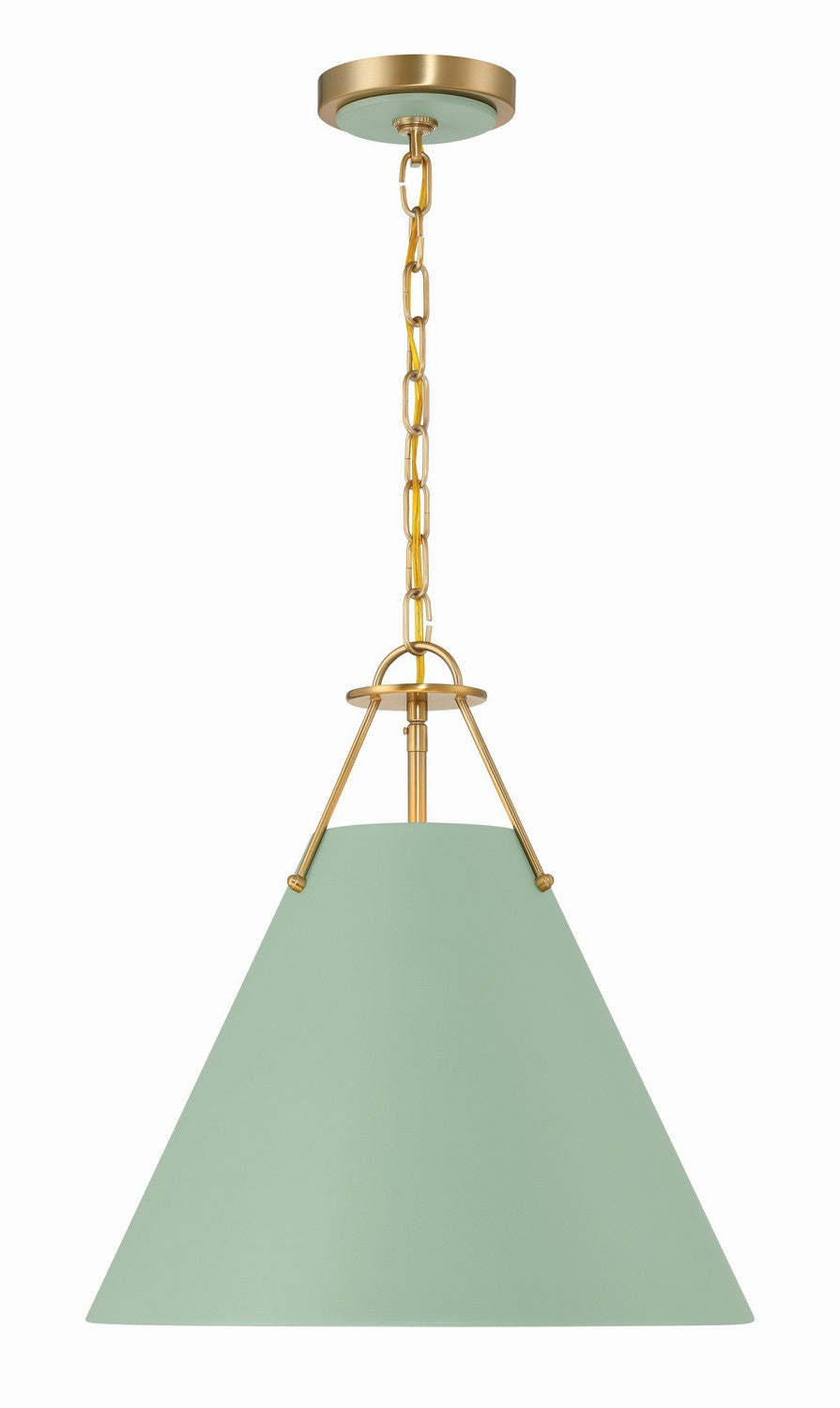 Xavier Three Light Pendant in Vibrant Gold - available from The Lighting Shoppe, trusted by Canadian homeowners