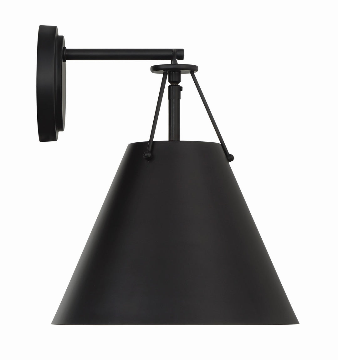 Xavier One Light Task Sconce in Matte Black - available from The Lighting Shoppe, trusted by Canadian homeowners