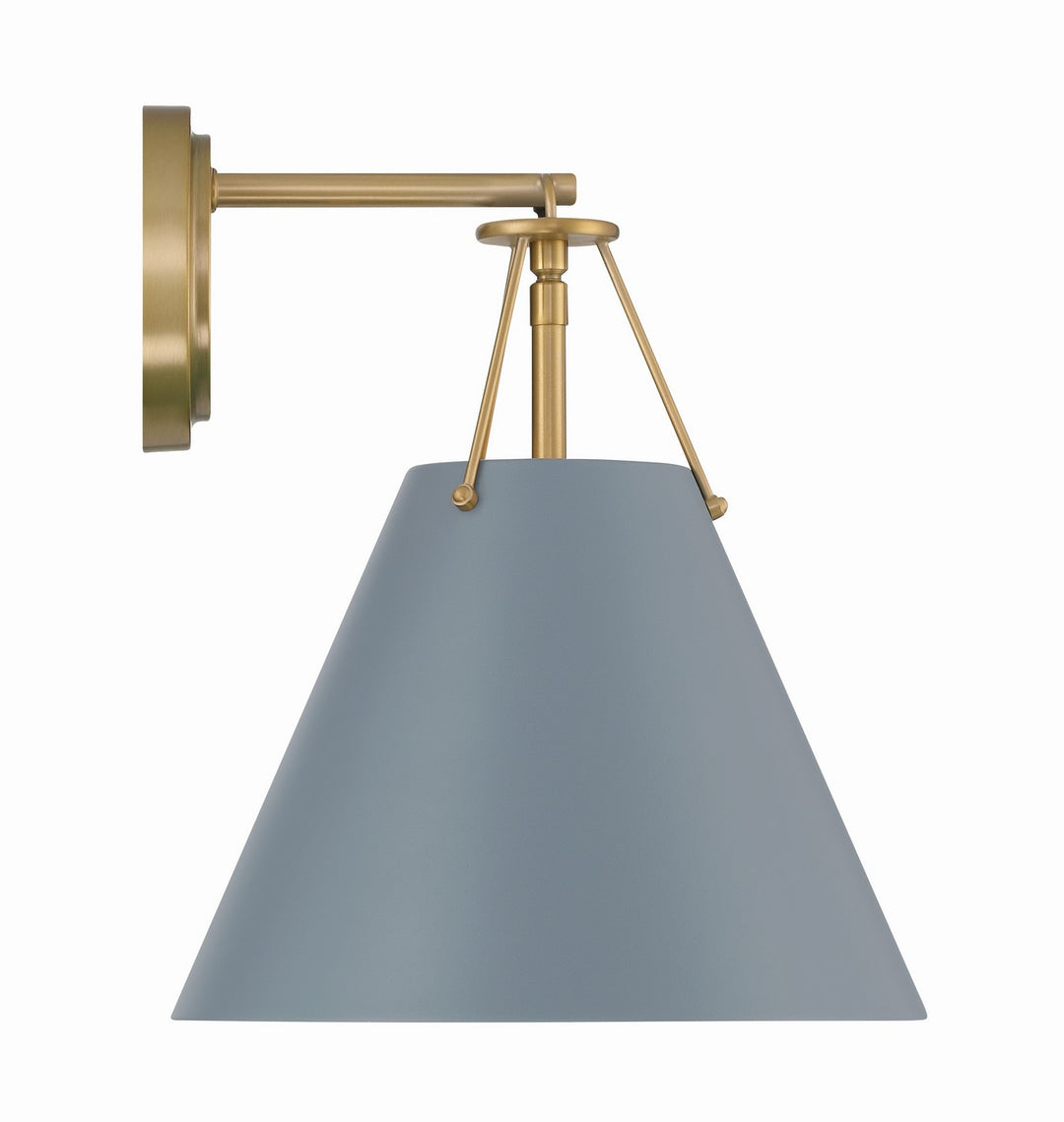 Xavier One Light Task Sconce in Vibrant Gold - available from The Lighting Shoppe, trusted by Canadian homeowners