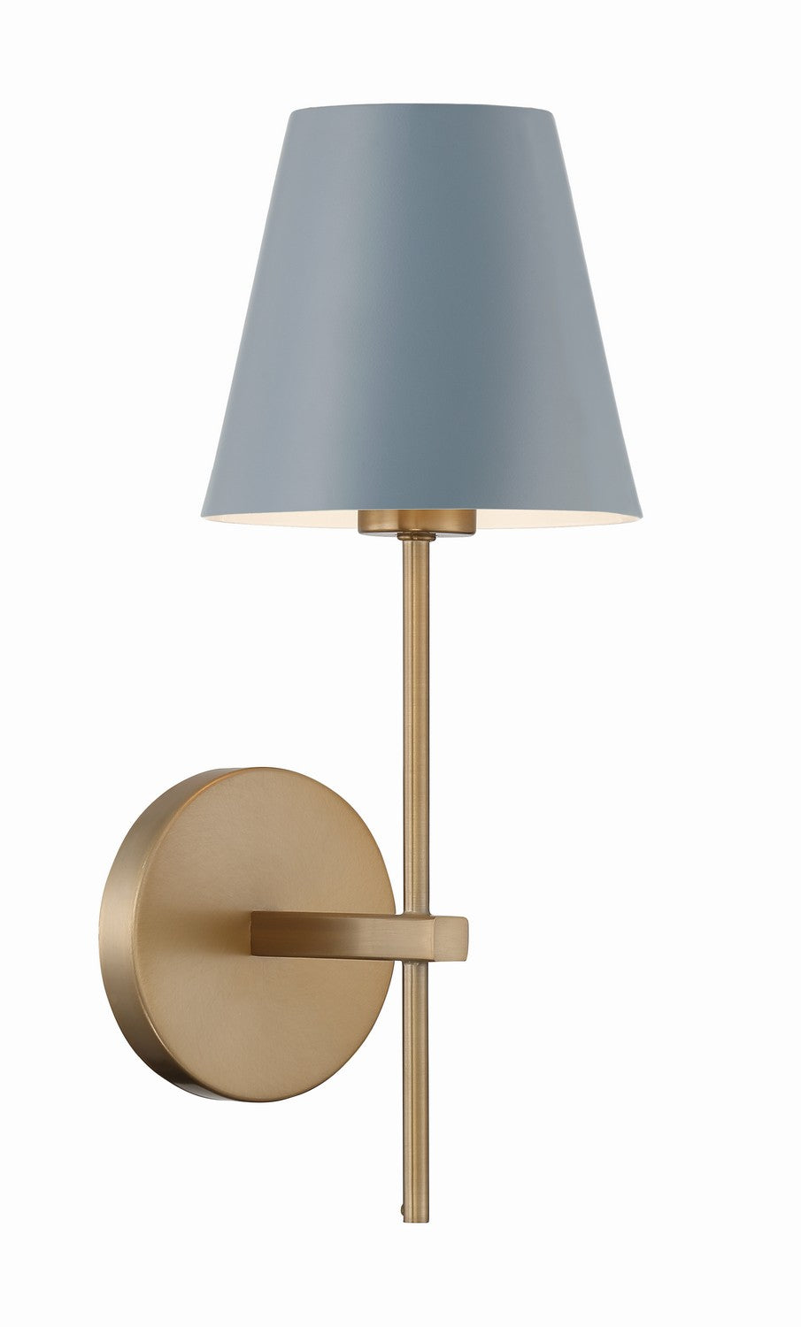 Xavier One Light Wall Sconce in Vibrant Gold - available from The Lighting Shoppe, trusted by Canadian homeowners