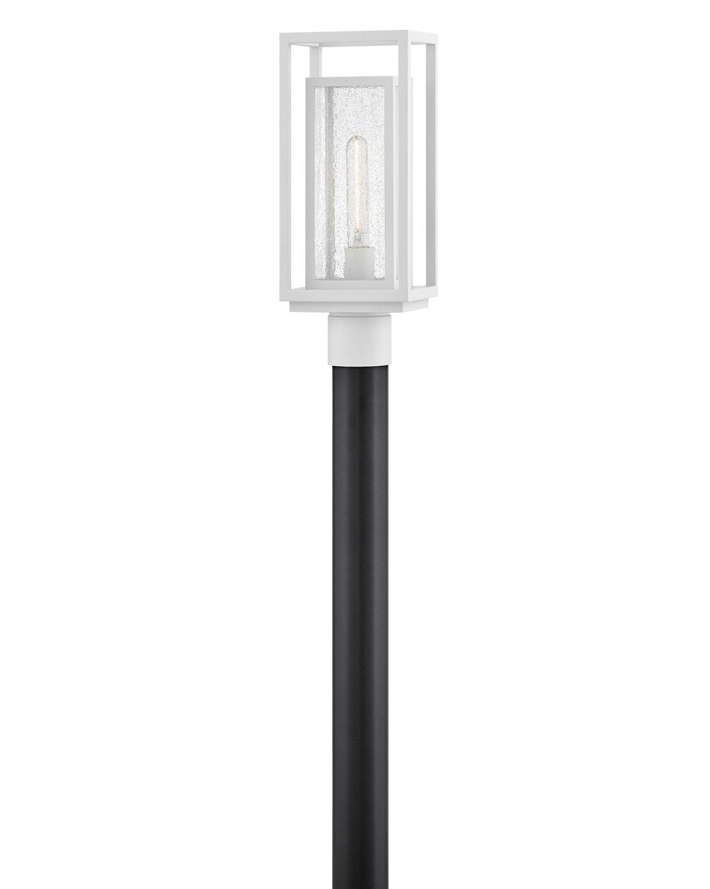 Republic LED Post Mount in Textured White - available from The Lighting Shoppe, trusted by Canadian homeowners