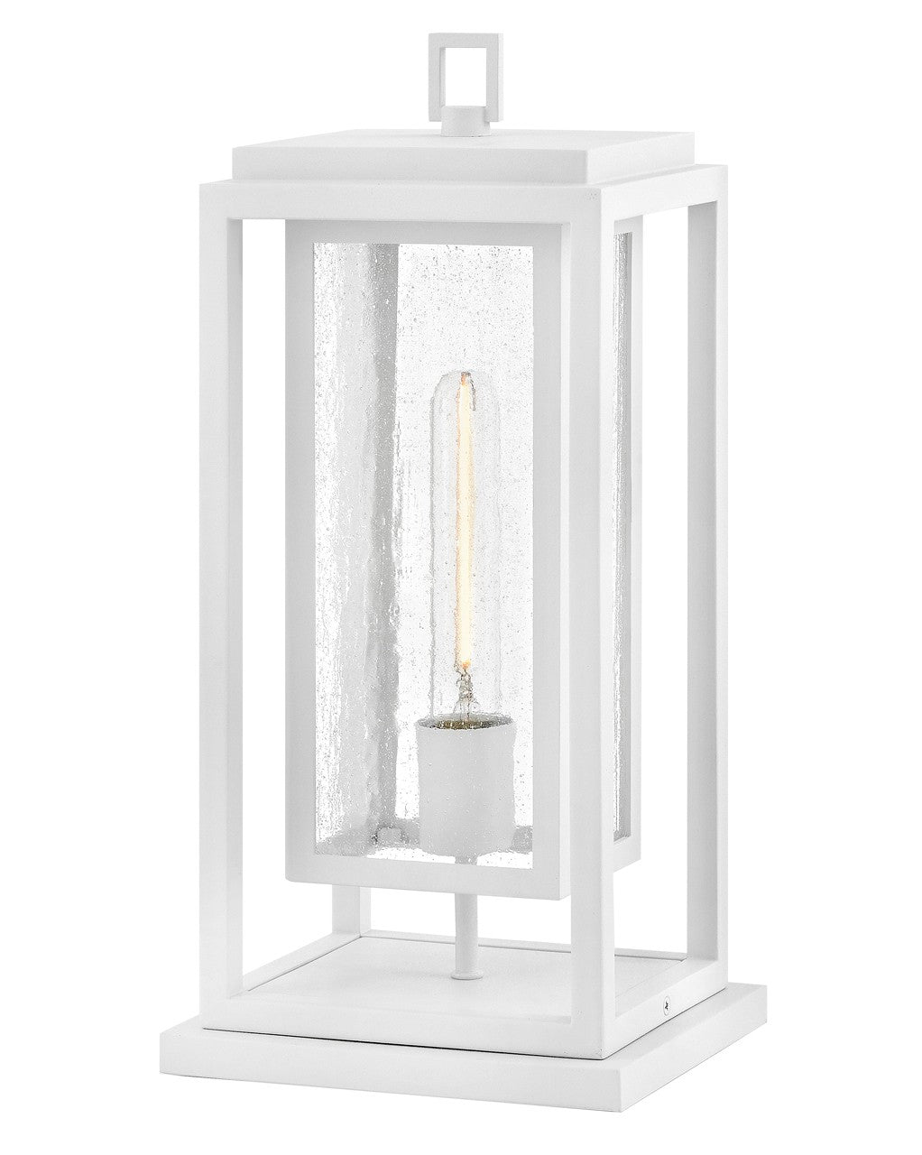Republic LED Pier Mount in Textured White - available from The Lighting Shoppe, trusted by Canadian homeowners