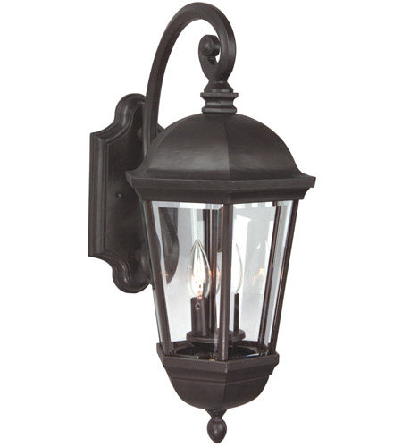 Britannia Three Light Wall Mount in Oiled Bronze (Outdoor) - available from The Lighting Shoppe, trusted by Canadian homeowners