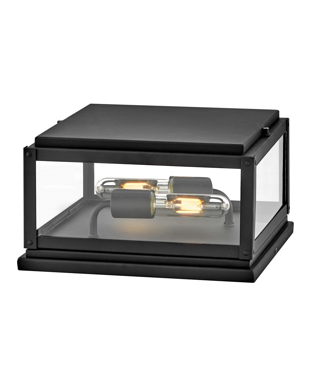 Max LED Pier Mount in Black - available from The Lighting Shoppe, trusted by Canadian homeowners