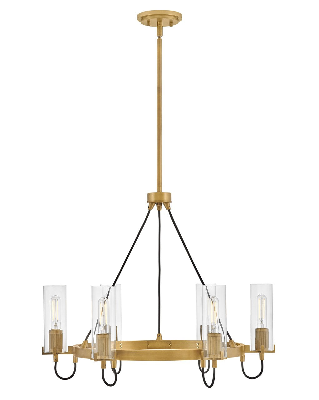 Hinkley Canada - 37855HB - LED Chandelier - Ryden - Heritage Brass