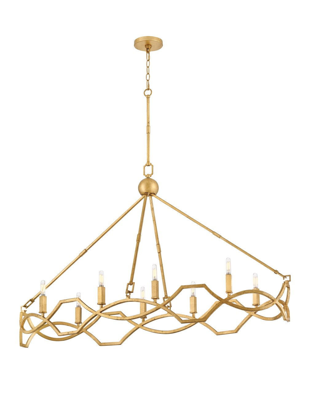 Hinkley Canada - 45785DA - LED Chandelier - Leona - Distressed Brass