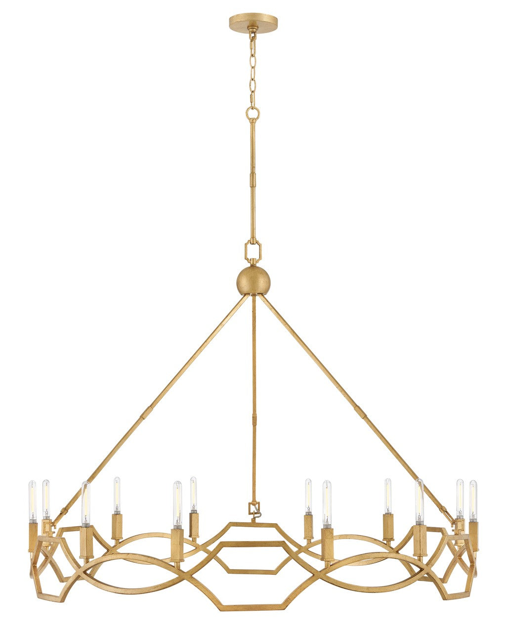 Hinkley Canada - 45786DA - LED Chandelier - Leona - Distressed Brass