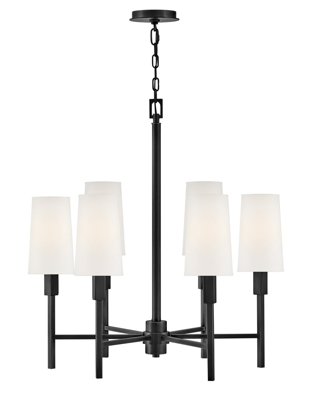 Hinkley Canada - 46455BK - LED Chandelier - Fenwick - Black