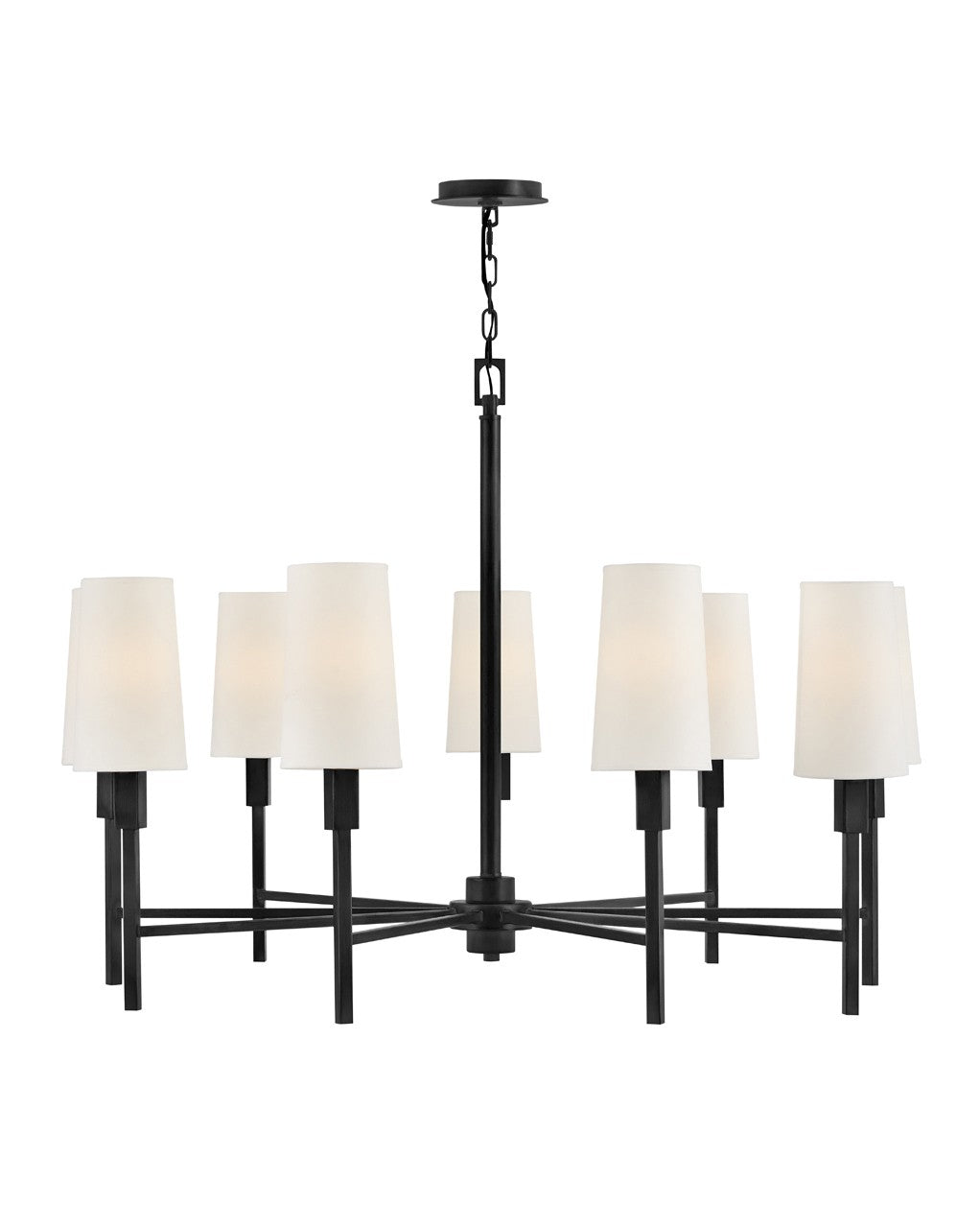 Hinkley Canada - 46456BK - LED Chandelier - Fenwick - Black