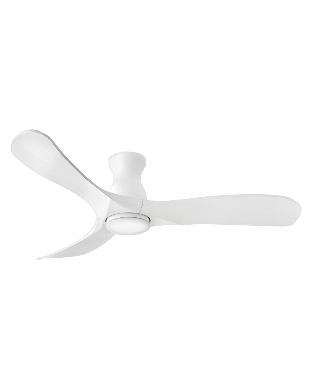 Swell Flush Illuminated 56"Ceiling Fan in Matte White - available from The Lighting Shoppe, trusted by Canadian homeowners