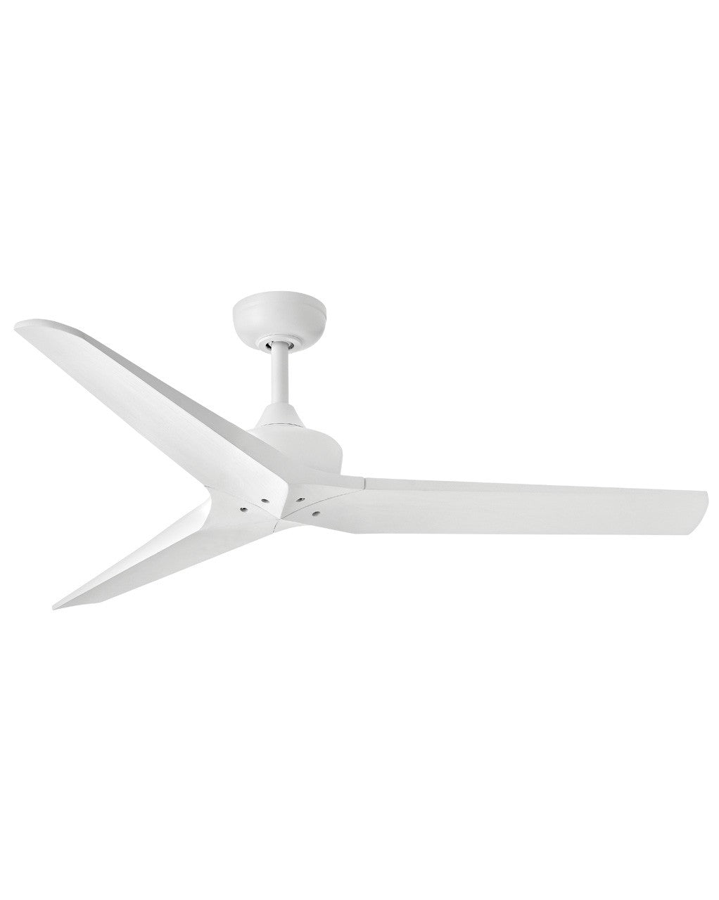 Chisel 52"Ceiling Fan in Matte White - available from The Lighting Shoppe, trusted by Canadian homeowners