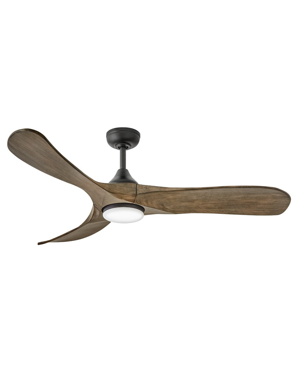 Swell Illuminated 56"Ceiling Fan in Matte Black - available from The Lighting Shoppe, trusted by Canadian homeowners