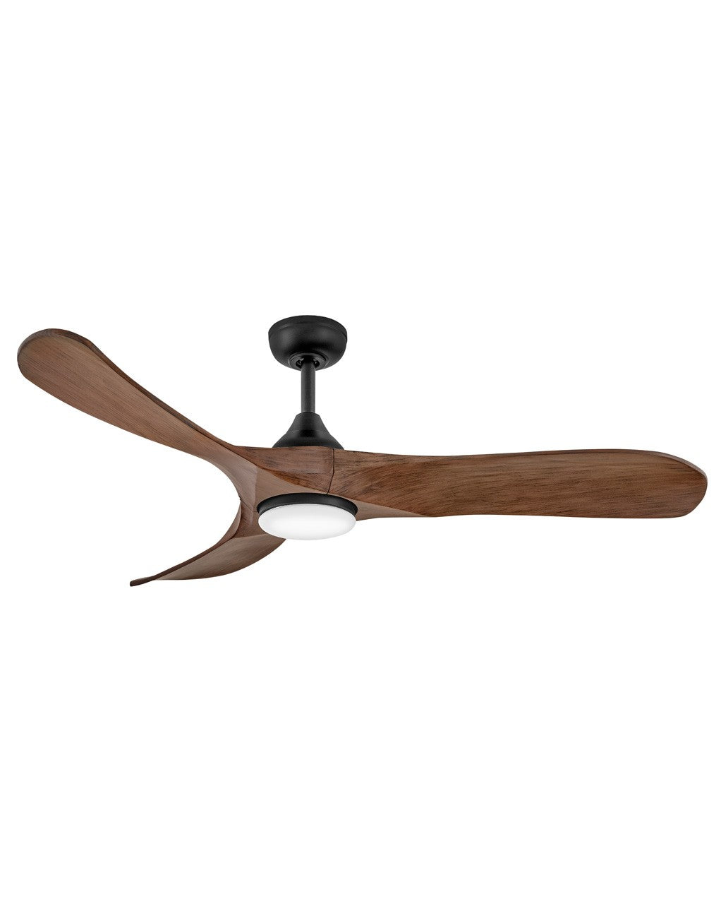Swell Illuminated 56"Ceiling Fan in Matte Black - available from The Lighting Shoppe, trusted by Canadian homeowners