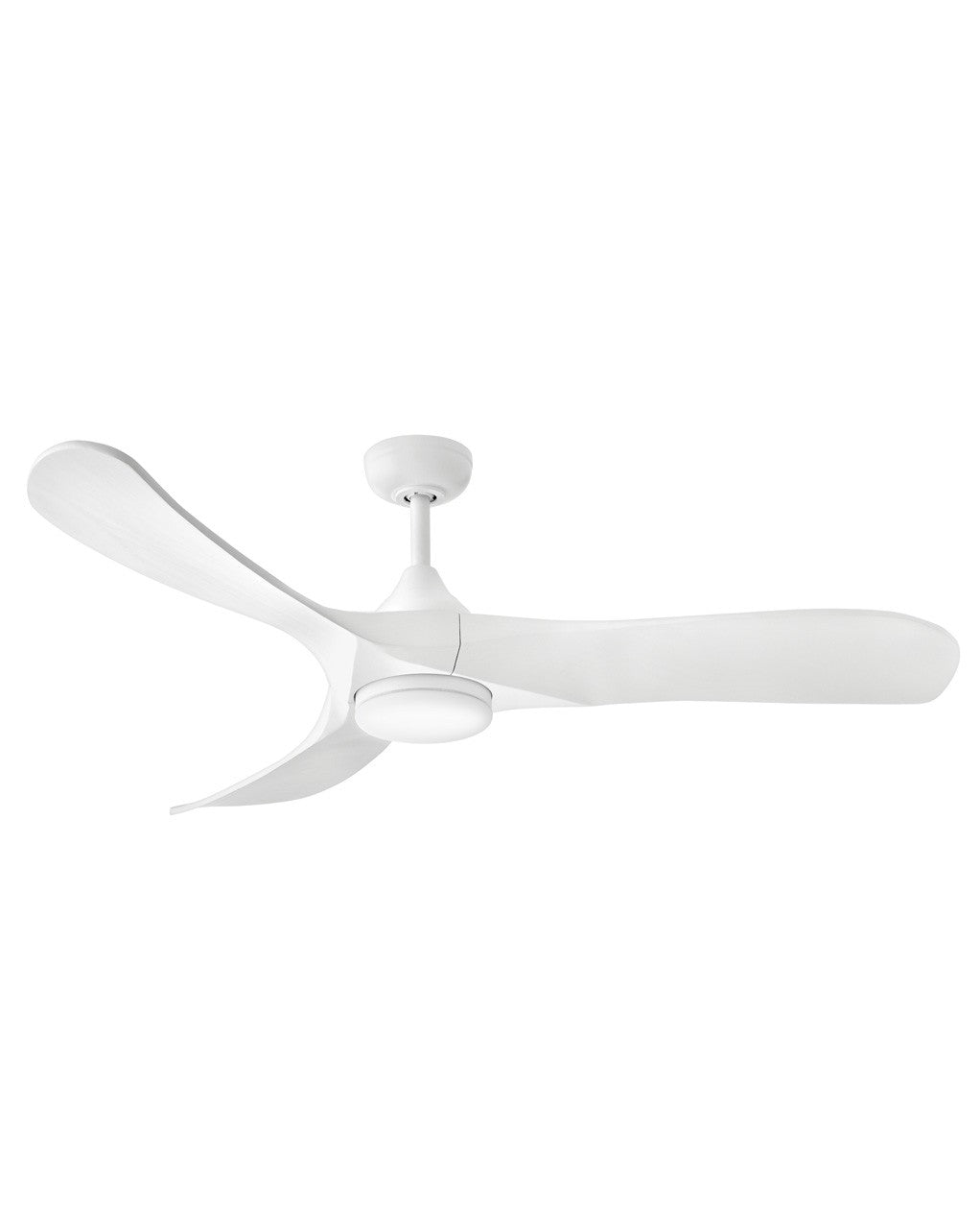 Swell Illuminated 56"Ceiling Fan in Matte White - available from The Lighting Shoppe, trusted by Canadian homeowners