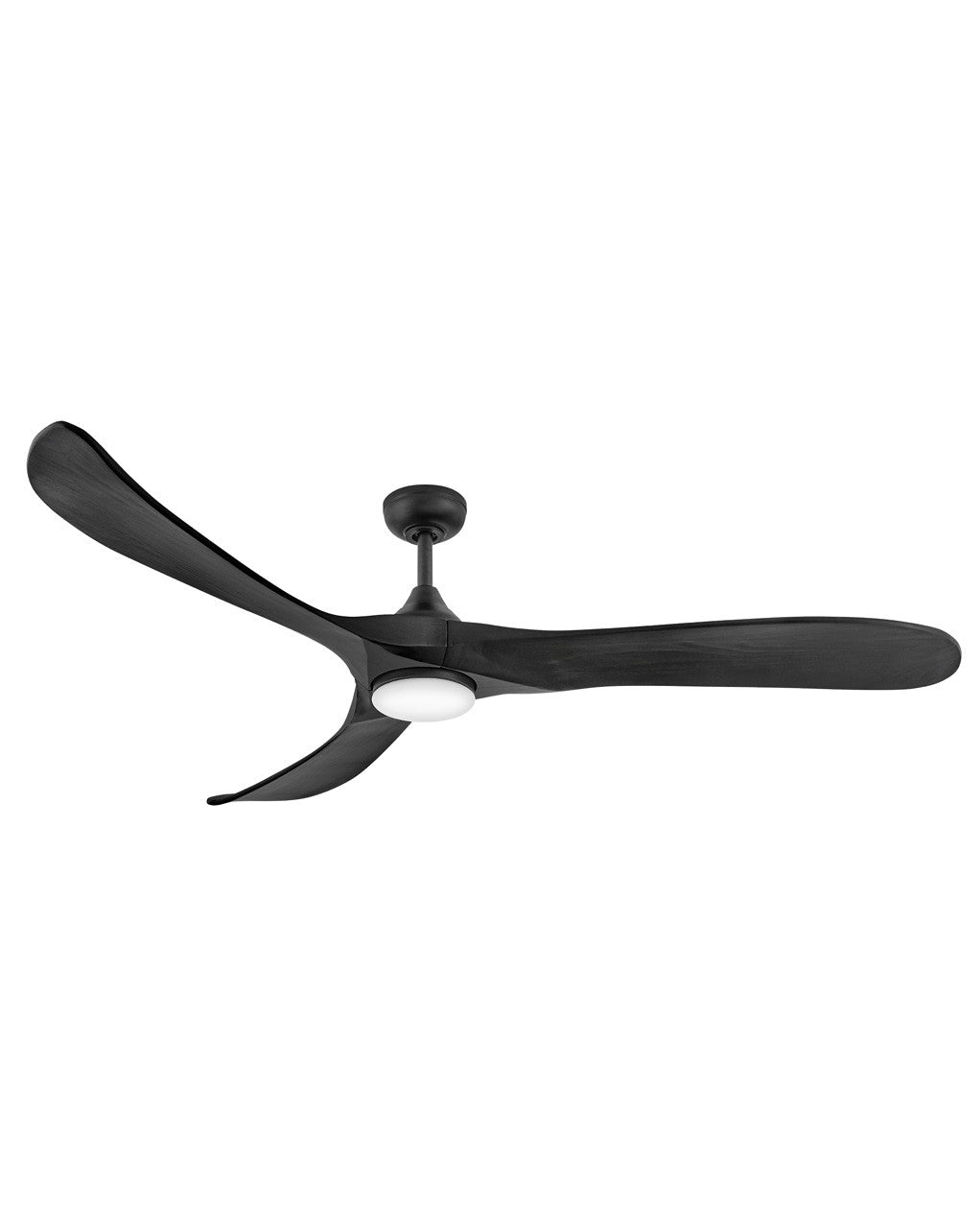 Swell Illuminated 72"Ceiling Fan in Matte Black - available from The Lighting Shoppe, trusted by Canadian homeowners
