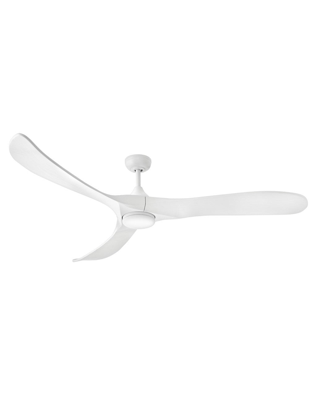 Swell Illuminated 72"Ceiling Fan in Matte White - available from The Lighting Shoppe, trusted by Canadian homeowners