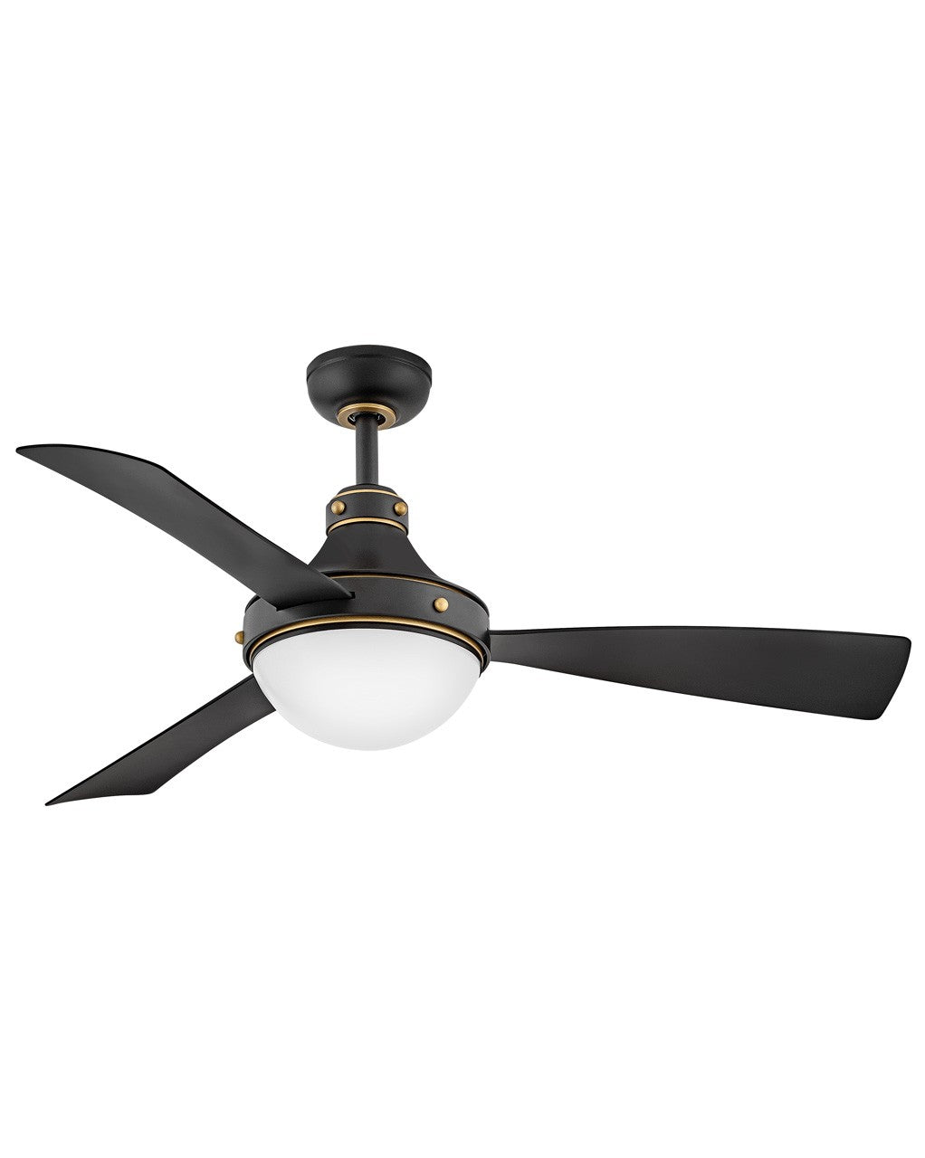 Oliver 50"Ceiling Fan in Matte Black - available from The Lighting Shoppe, trusted by Canadian homeowners
