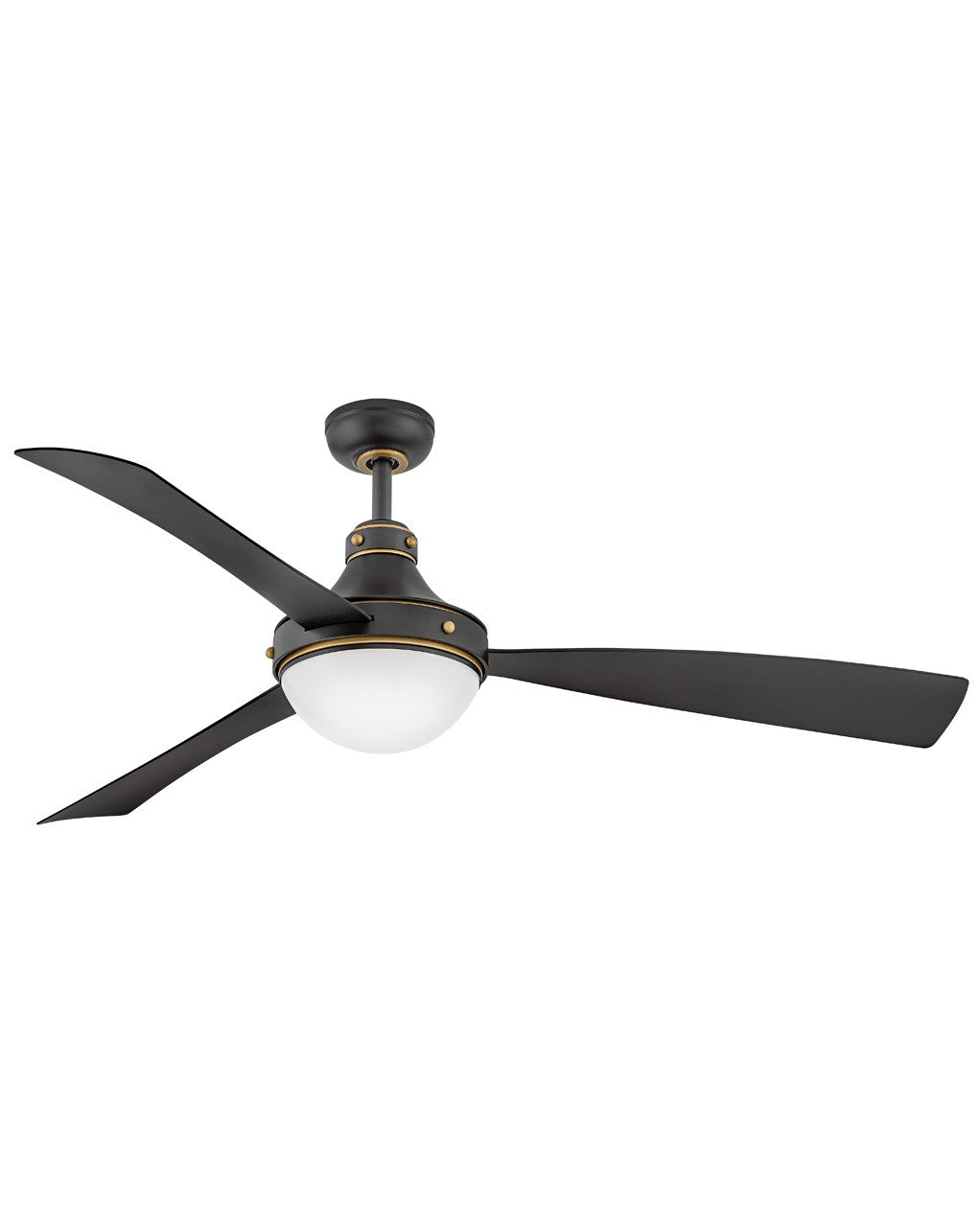 Oliver 62"Ceiling Fan in Matte Black - available from The Lighting Shoppe, trusted by Canadian homeowners