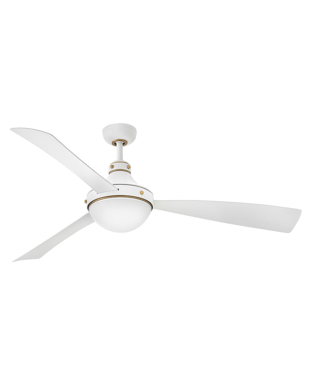 Oliver 62"Ceiling Fan in Matte White - available from The Lighting Shoppe, trusted by Canadian homeowners