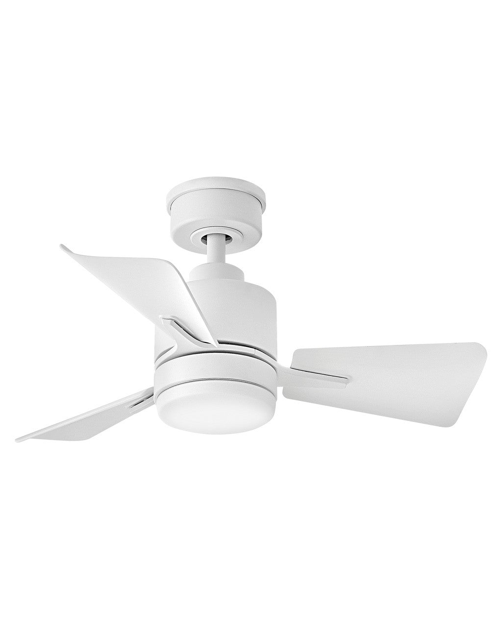 Atom 30"Ceiling Fan in Matte White - available from The Lighting Shoppe, trusted by Canadian homeowners
