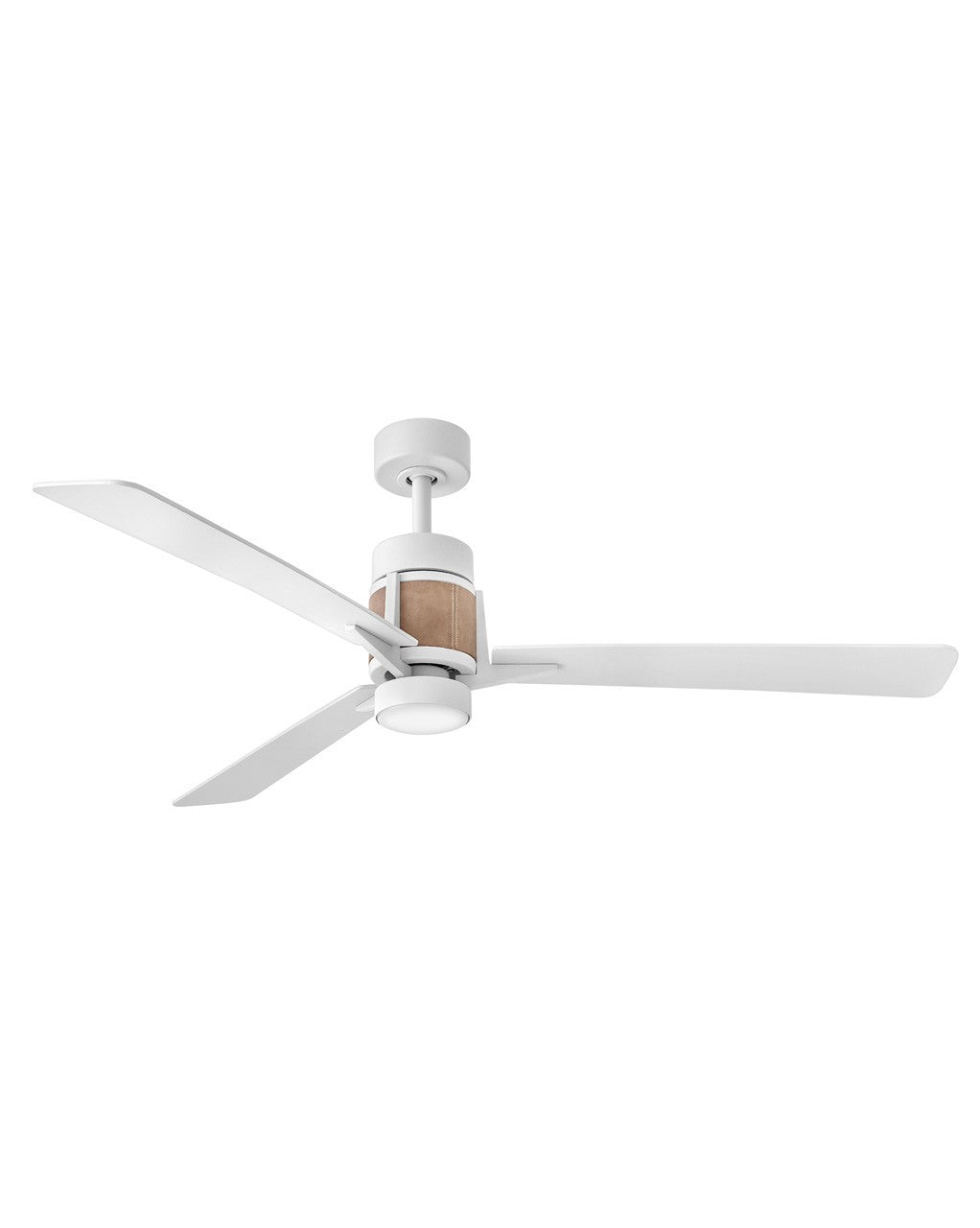 Atticus 56"Ceiling Fan in Matte White - available from The Lighting Shoppe, trusted by Canadian homeowners