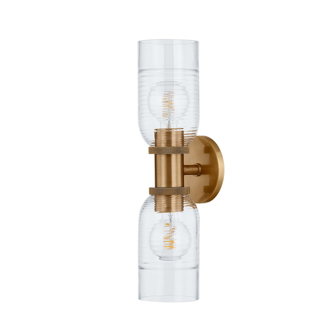 Troy Lighting Canada - B1120-PBR - Two Light Wall Sconce - Redding - Patina Brass