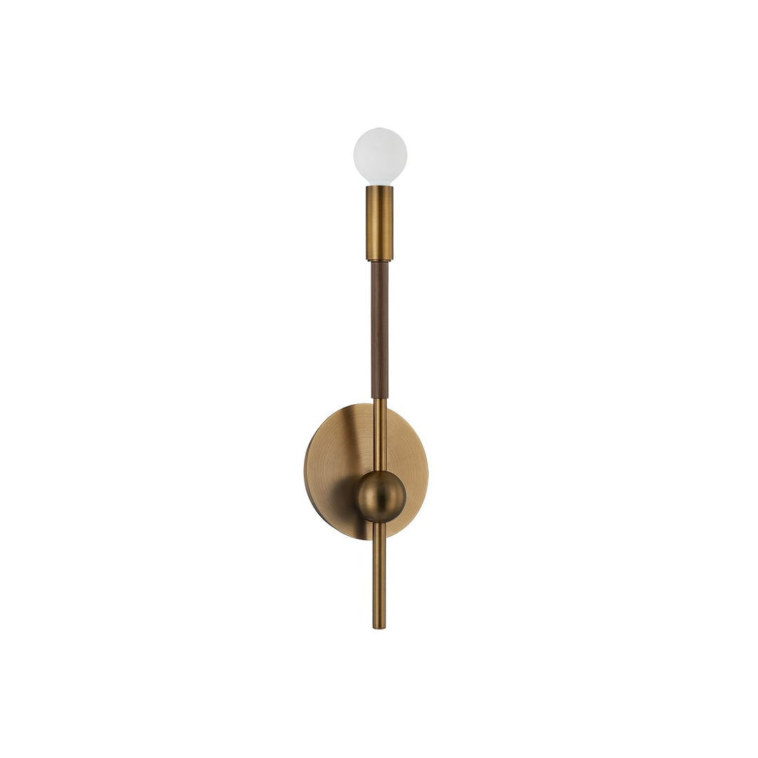 Troy Lighting Canada - B3018-PBR/BRZ - One Light Wall Sconce - Obie - Patina Brass