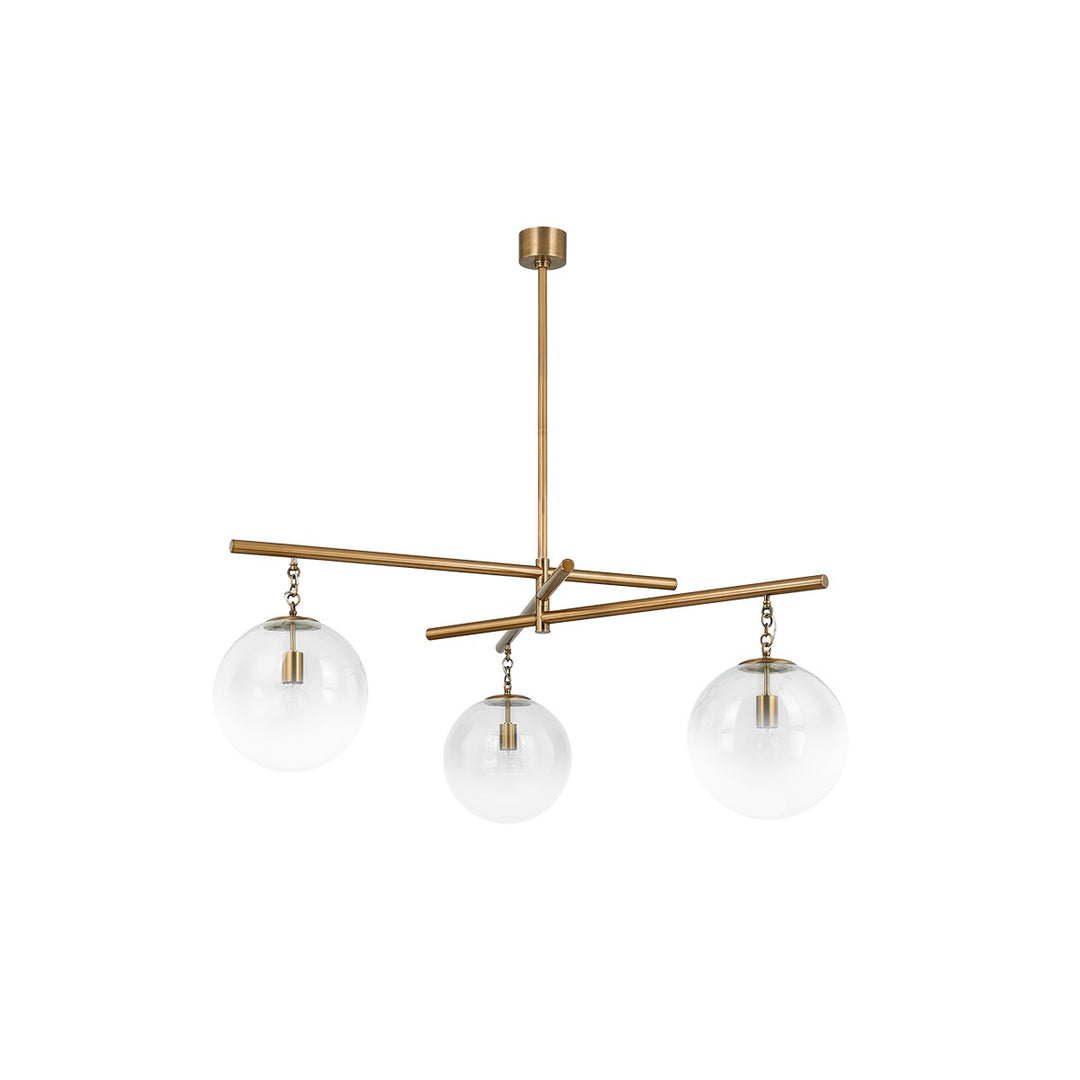 Troy Lighting Canada - F1059-PBR - Three Light Chandelier - Wade - Patina Brass