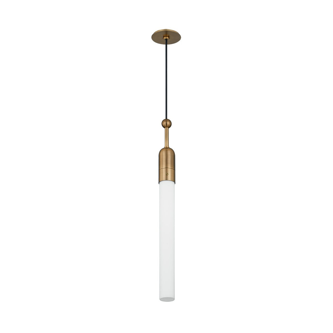 Darby One Light Pendant in Patina Brass - available from The Lighting Shoppe, trusted by Canadian homeowners