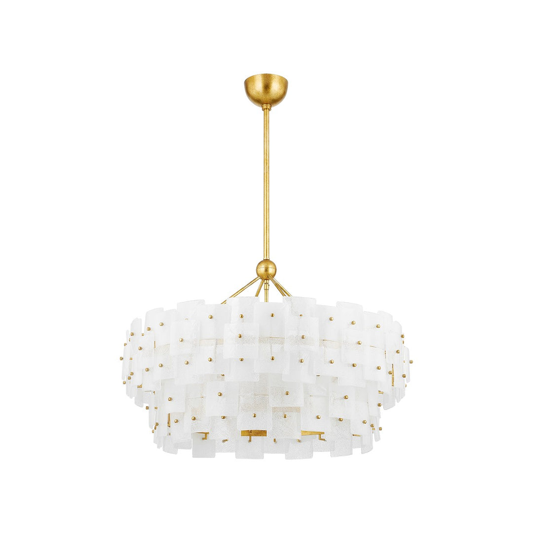 Troy Lighting Canada - F2136-VGL - Eight Light Chandelier - Jacik - Vintage Gold Leaf