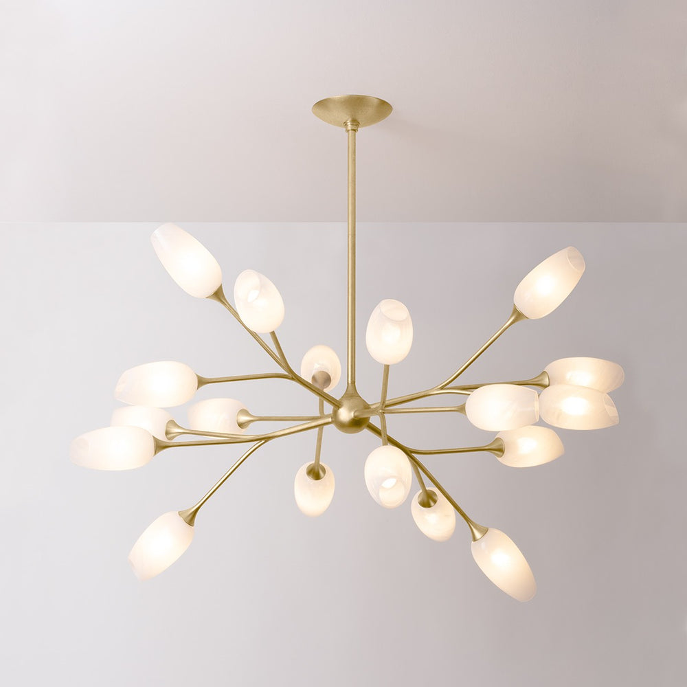 Troy Lighting Canada - F2144-VGL - 18 Light Chandelier - Aldean - Vintage Gold Leaf